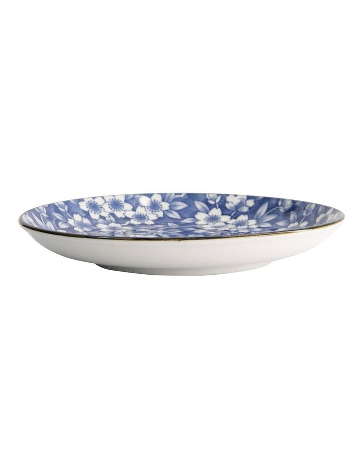 Sakura Round Plate 21cm in Blue
