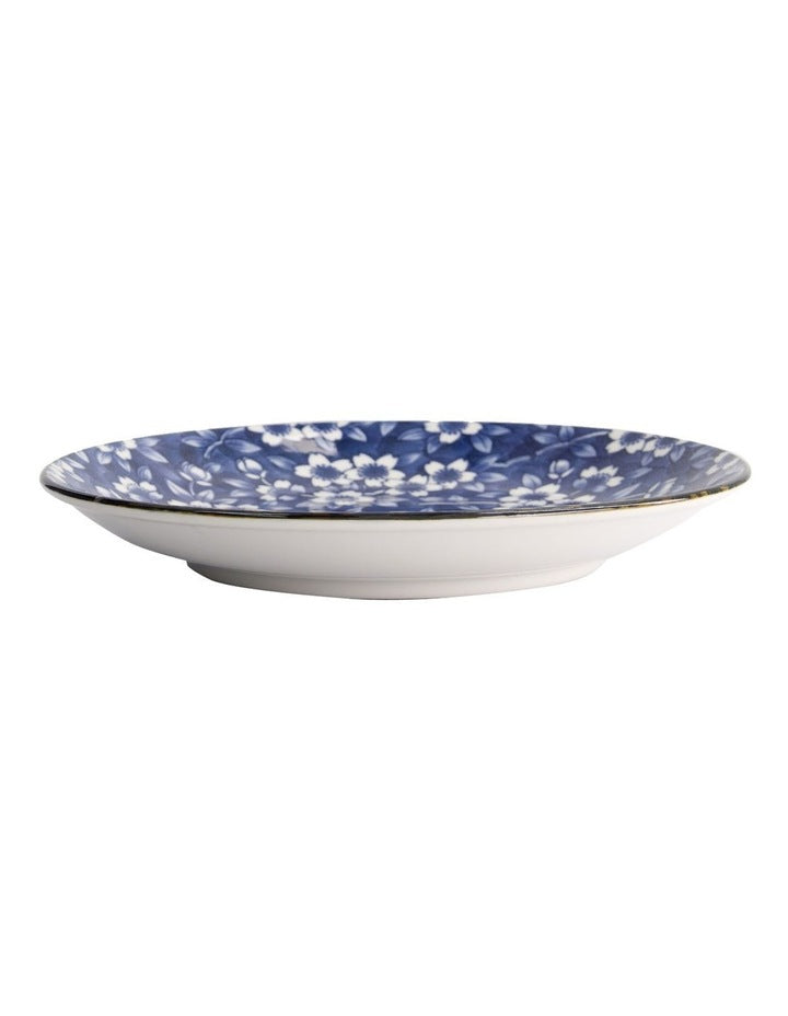 Sakura Round Plate 25cm in Blue