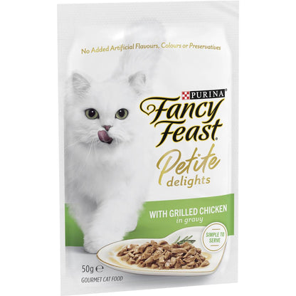 Fancy Feast Petite Delights Chicken Cat Food 50g