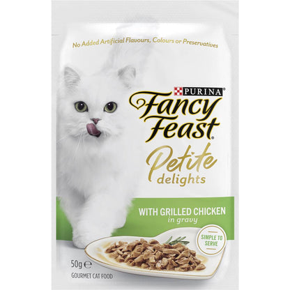 Fancy Feast Petite Delights Chicken Cat Food 50g