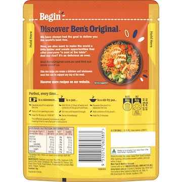 Ben's Original Savoury Chicken Flavour Microwave Rice Pouch 250g