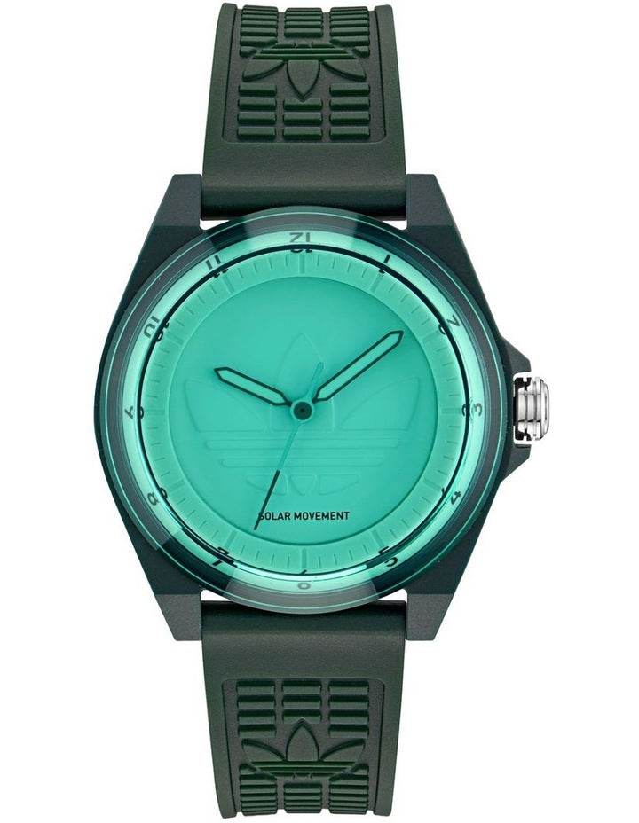 Project Four Solar 41mm Watch in Green AOST25527