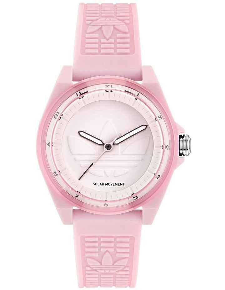 Project Four Solar 41mm Watch in Pink AOST25531