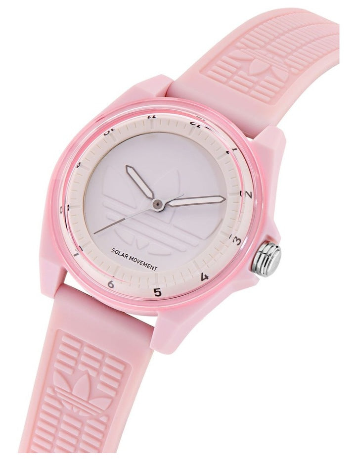 Project Four Solar 41mm Watch in Pink AOST25531