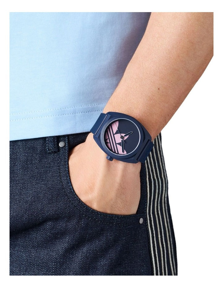 Project Three 42mm Watch in Blue AOST25545