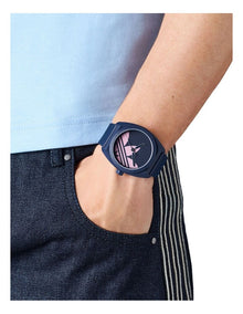 Project Three 42mm Watch in Blue AOST25545