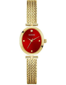 Ladies Gold Tone Analogue Watch