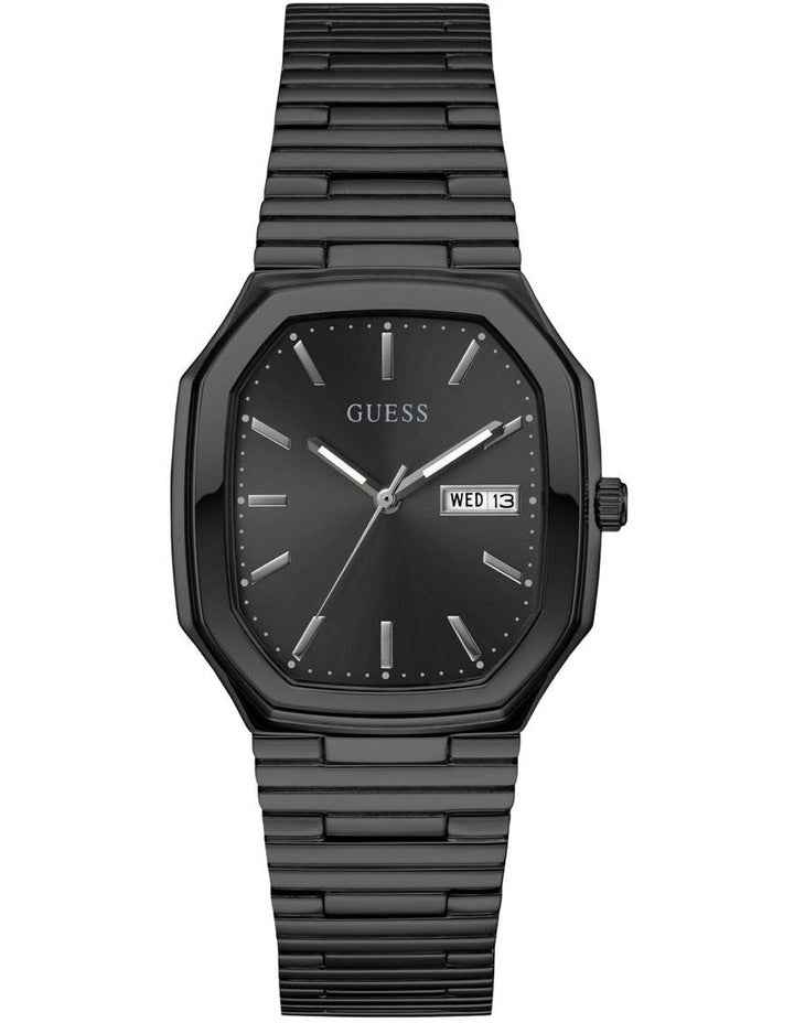 Mens Black Date Watch