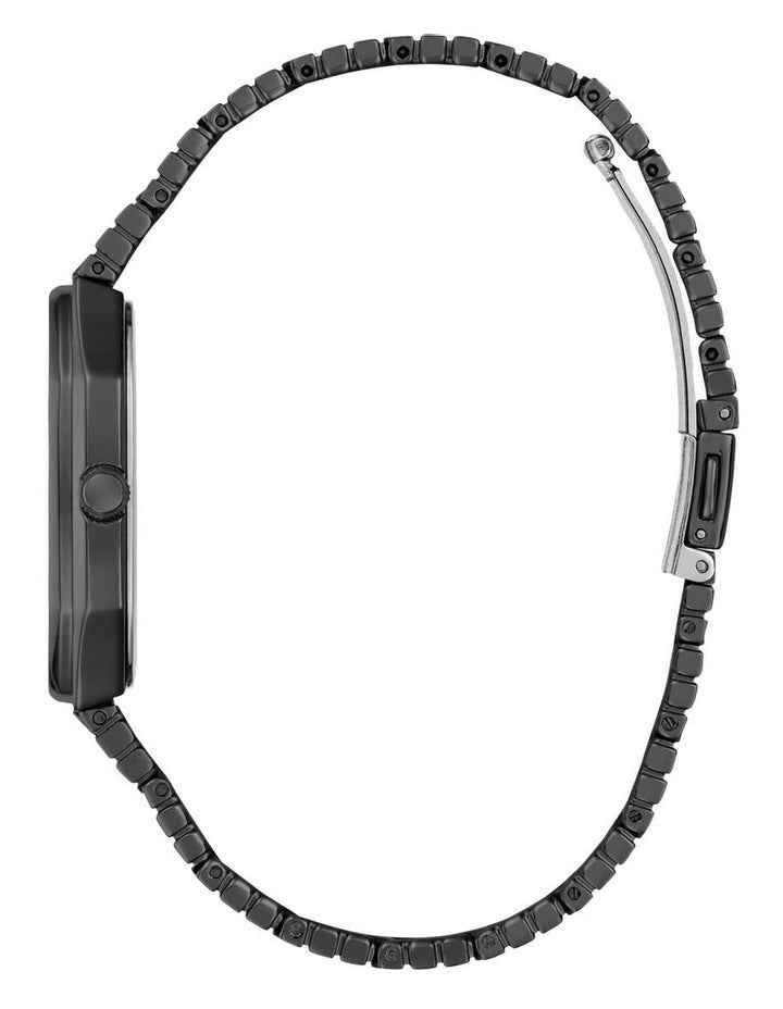 Mens Black Date Watch