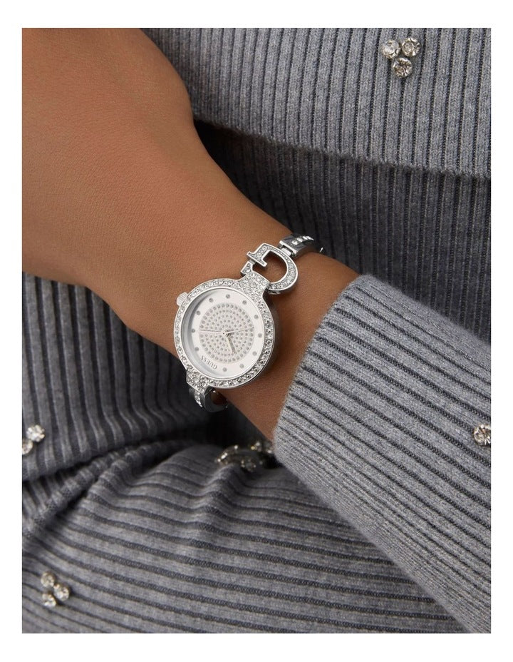 Ladies Analogue Watch in Silver
