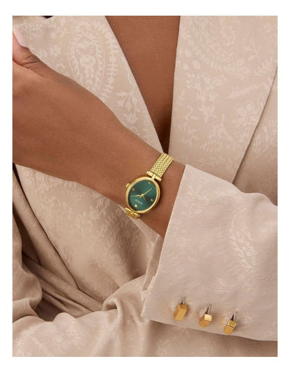 Ladies Analogue Watch in Gold