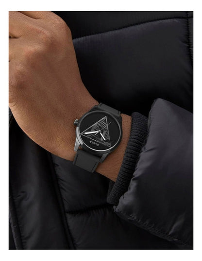 Mens Analogue Watch in Black