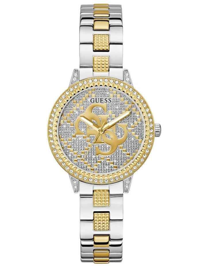 Ladies 2-Tone Analogue Watch in Multi
