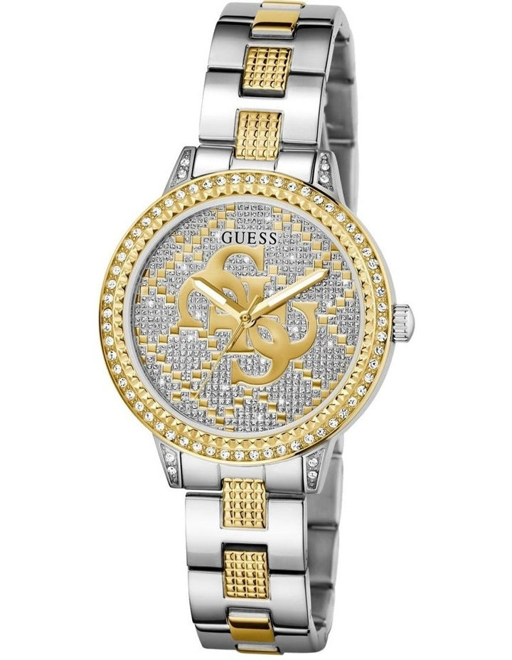 Ladies 2-Tone Analogue Watch in Multi