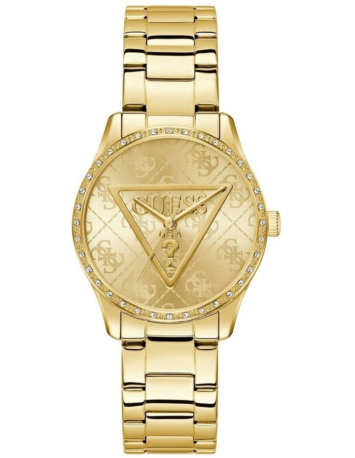 Ladies Analogue Watch in Gold