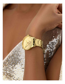 Ladies Analogue Watch in Gold