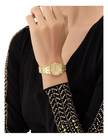 Ladies Analogue Watch in Gold