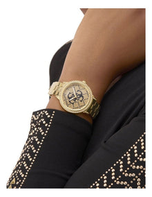 Ladies Analogue Watch in Gold