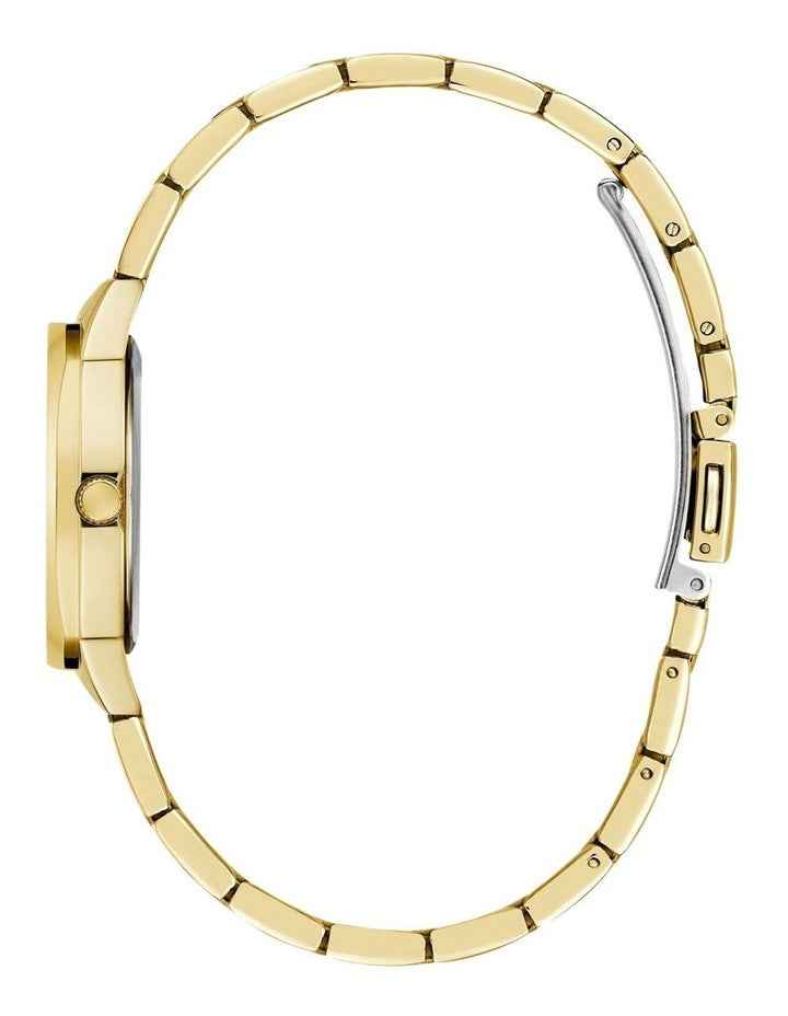 Gold-Tone Crystal Bezel Women's Watch