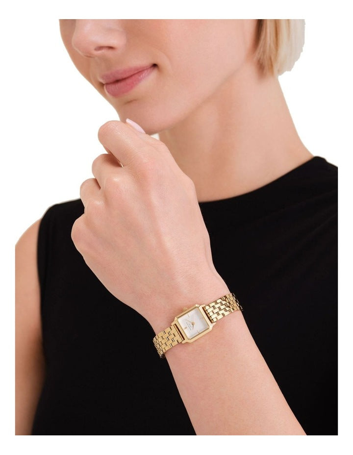 The Boxelle Bracelet Watch in Gold