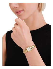 The Boxelle Bracelet Watch in Gold