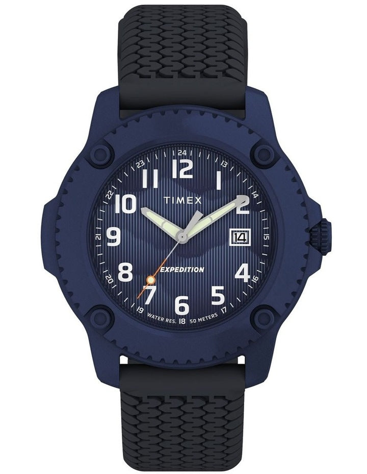 Expedition Timberline Silicone Strap Watch 42mm in Brown