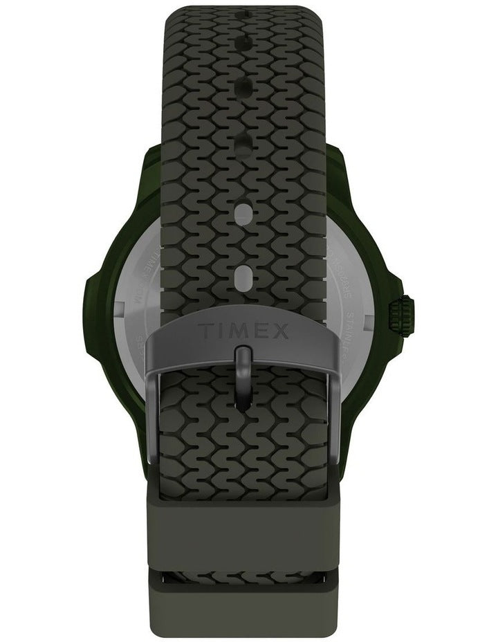 Expedition Timberline Silicone Strap Watch 42mm in Green
