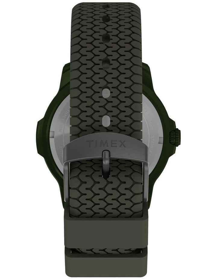 Expedition Timberline Silicone Strap Watch 42mm in Green