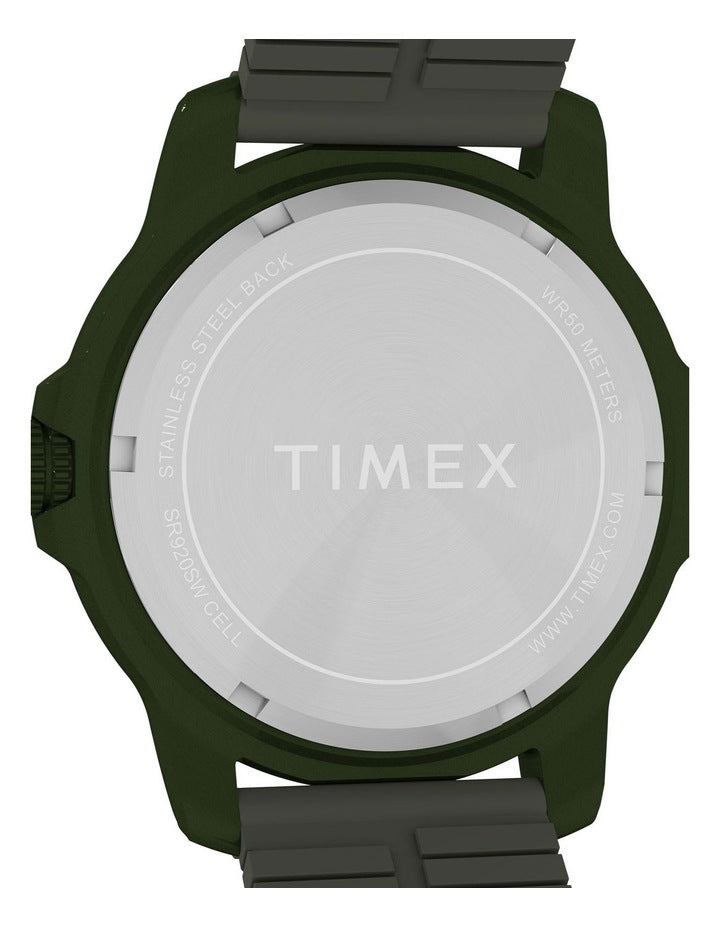 Expedition Timberline Silicone Strap Watch 42mm in Green