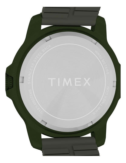 Expedition Timberline Silicone Strap Watch 42mm in Green