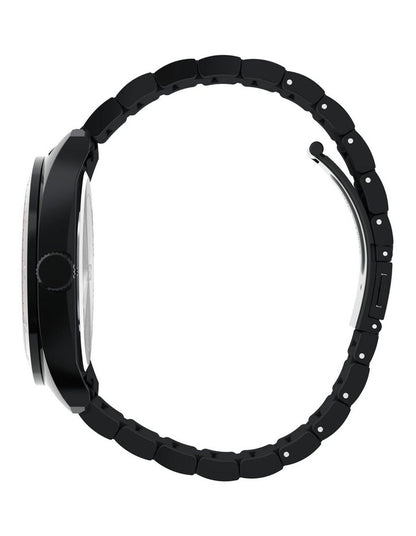 Weston Stainless Steel Bracelet Watch 45mm in Black