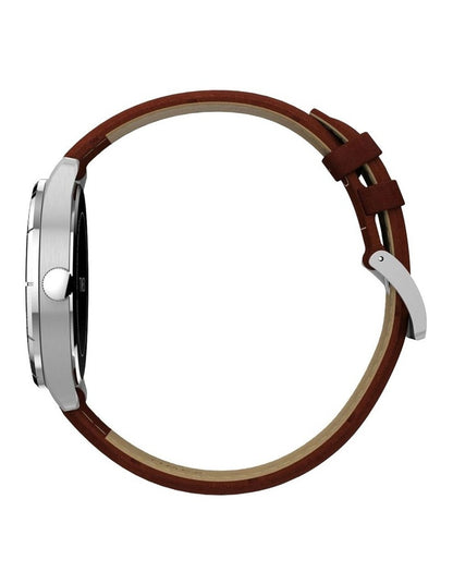 Main Street Leather Strap Watch 42mm in Brown