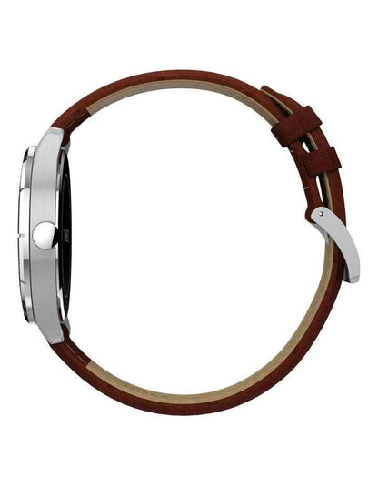 Main Street Leather Strap Watch 42mm in Brown