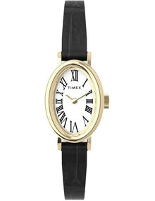Cavatina Watch with Gold-tone Case in Black