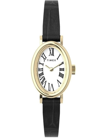 Cavatina Watch with Gold-tone Case in Black