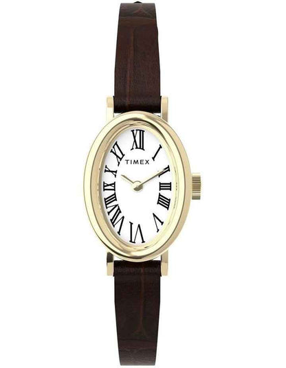 Cavatina Watch with Gold-tone Case in Brown