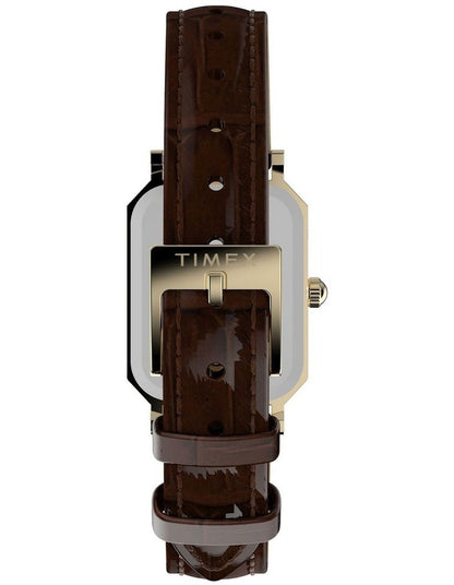 Dress Leather Strap Watch 21mm in Brown
