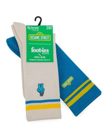 Cookie Monster Sneaker Sock 2 Pack