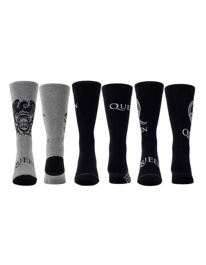 Queen Sock Gift Pack 3 Pack in Multi