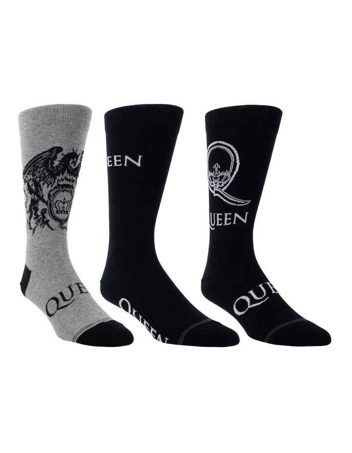 Queen Sock Gift Pack 3 Pack in Multi