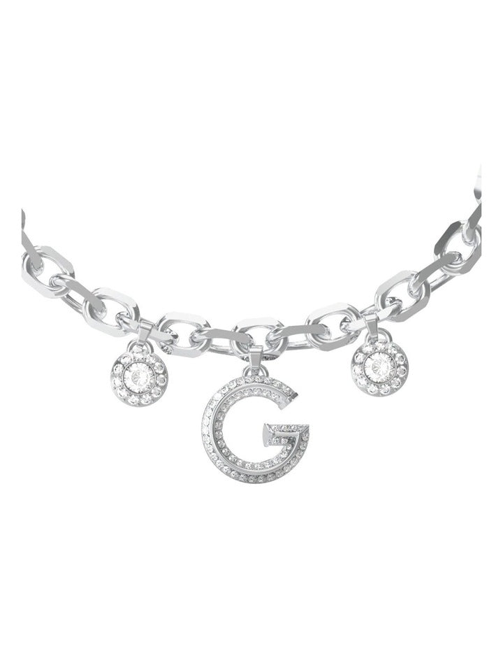 G Crystal Bracelet in SIlver