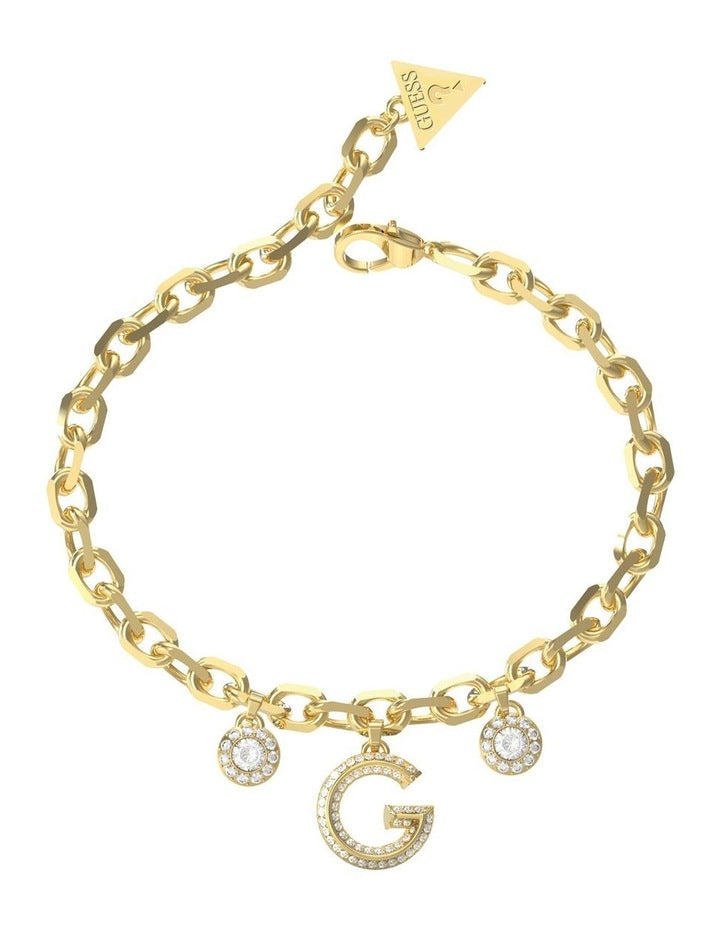 G Crystal Bracelet in Gold