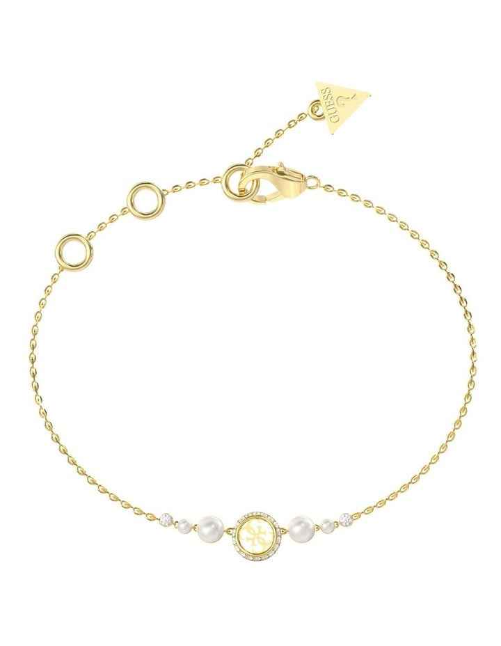 Tiny Pearly Bracelet in Gold