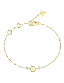 Tiny Pearly Bracelet in Gold