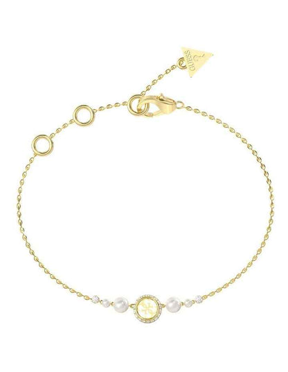 Tiny Pearly Bracelet in Gold