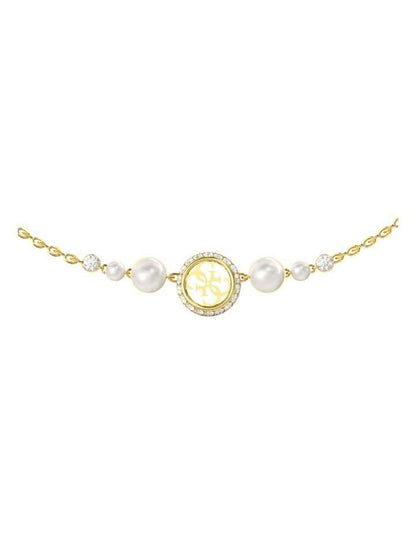 Tiny Pearly Bracelet in Gold