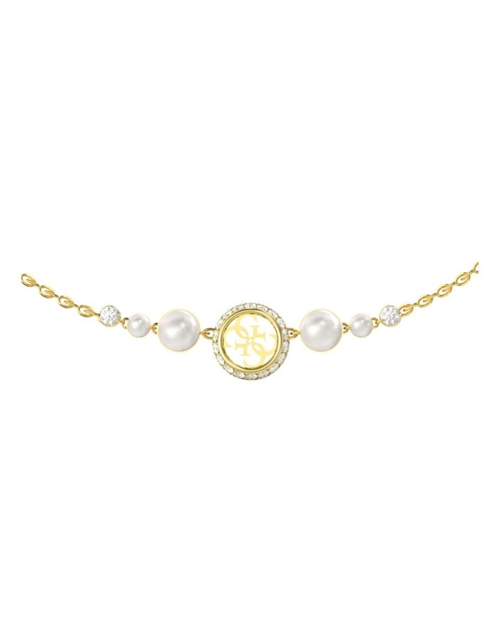 Tiny Pearly Bracelet in Gold