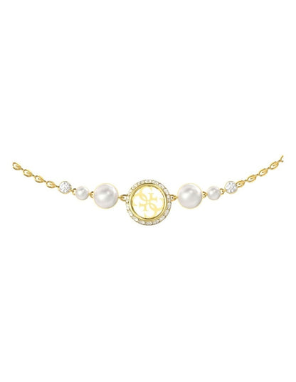 Tiny Pearly Bracelet in Gold