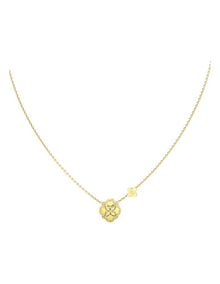 Wild Flower Necklace in Gold