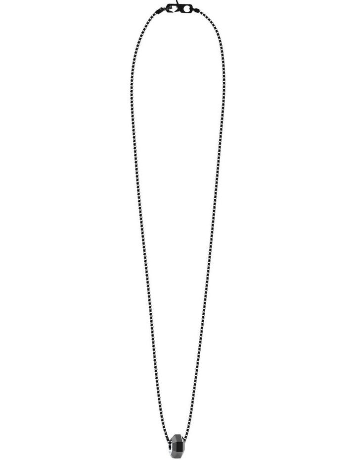 Ip Exagon Necklace  in Black